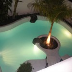 Villa's Pool By Night Villa's Pool By Night