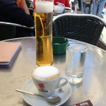 Beer and an Espresso in Stefansplatz