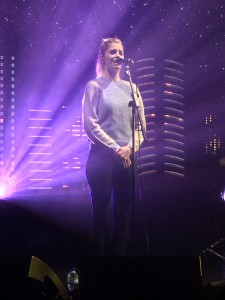 Hannah Reid of London Grammar at the Open, Norwich